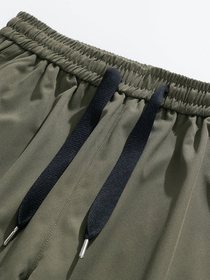 Adjustable Waist Cargo Trousers
