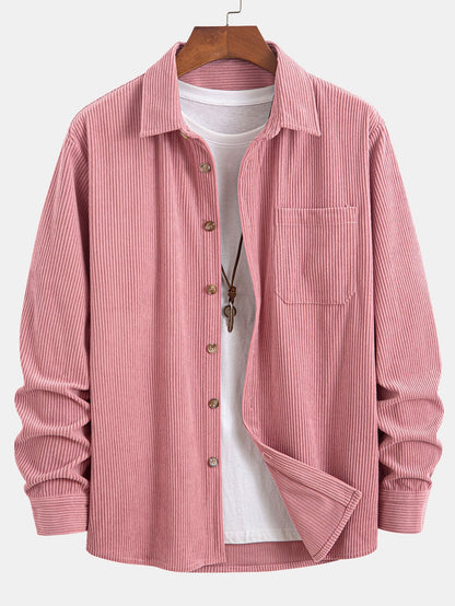 Button-Up Corduroy Shirt