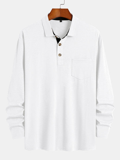 Regular Fit Long Sleeve Polo Shirt