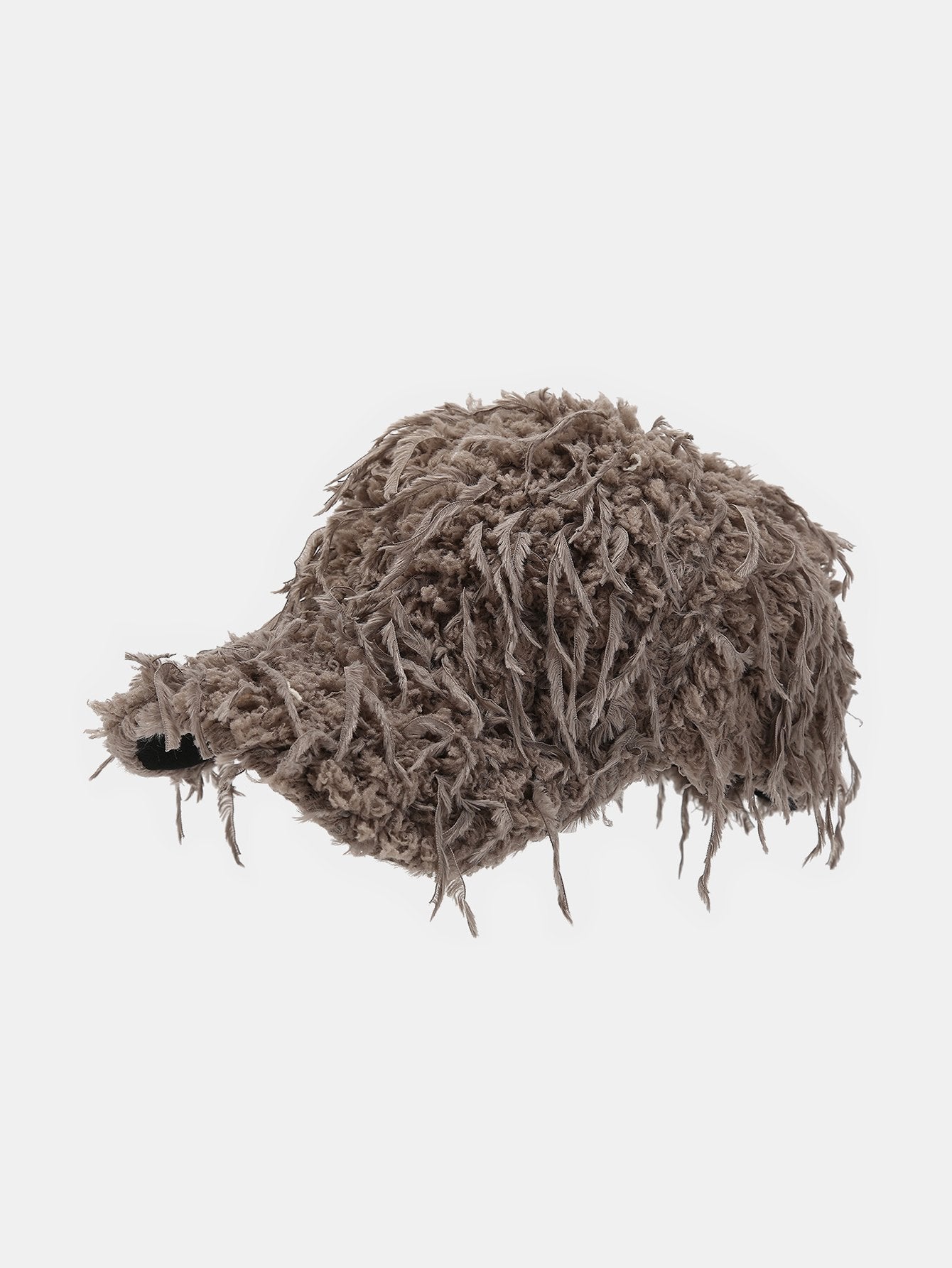 Cozy Faux Fur Plush Baseball Cap