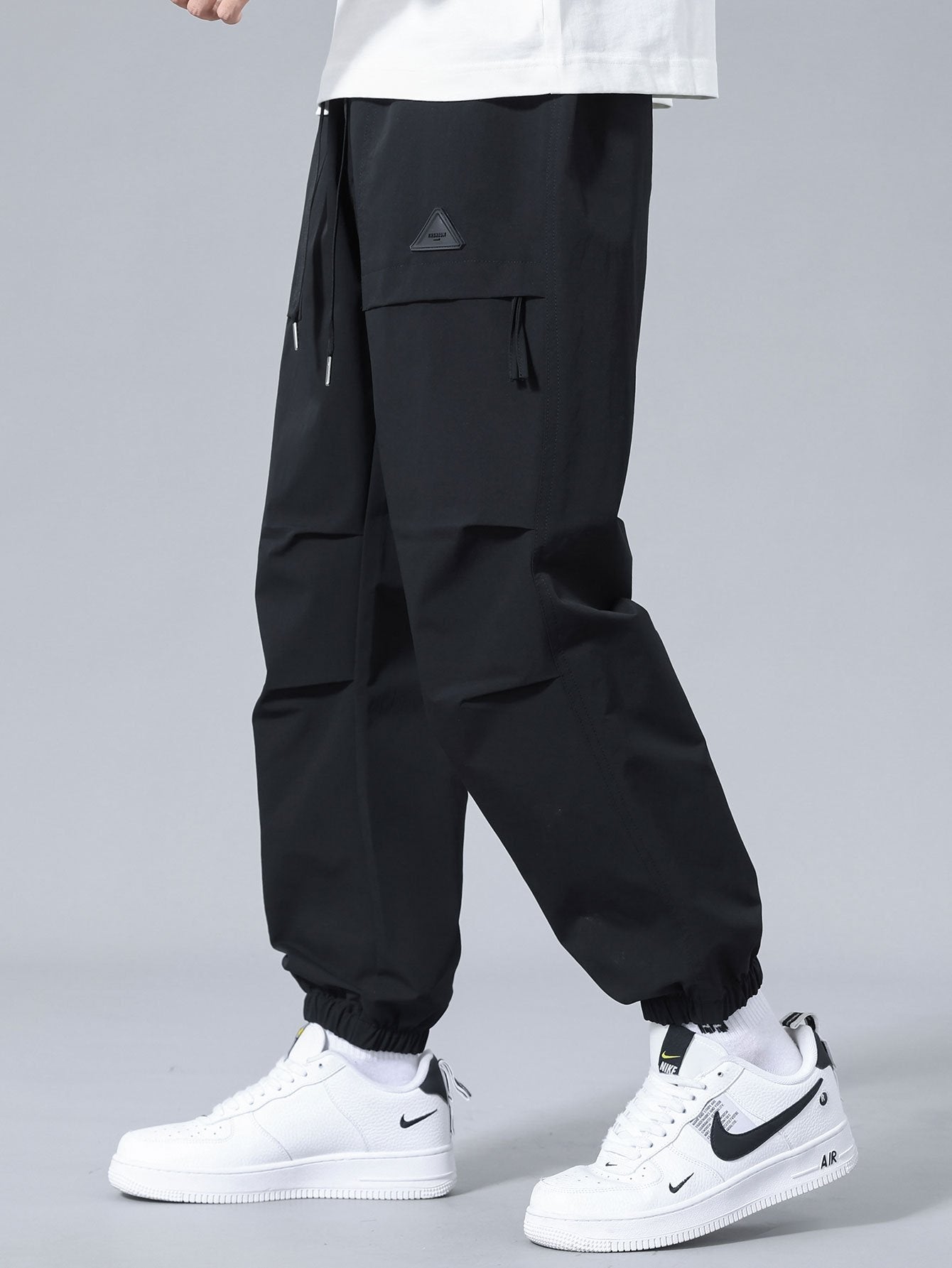 Adjustable Waist Jogger Pants