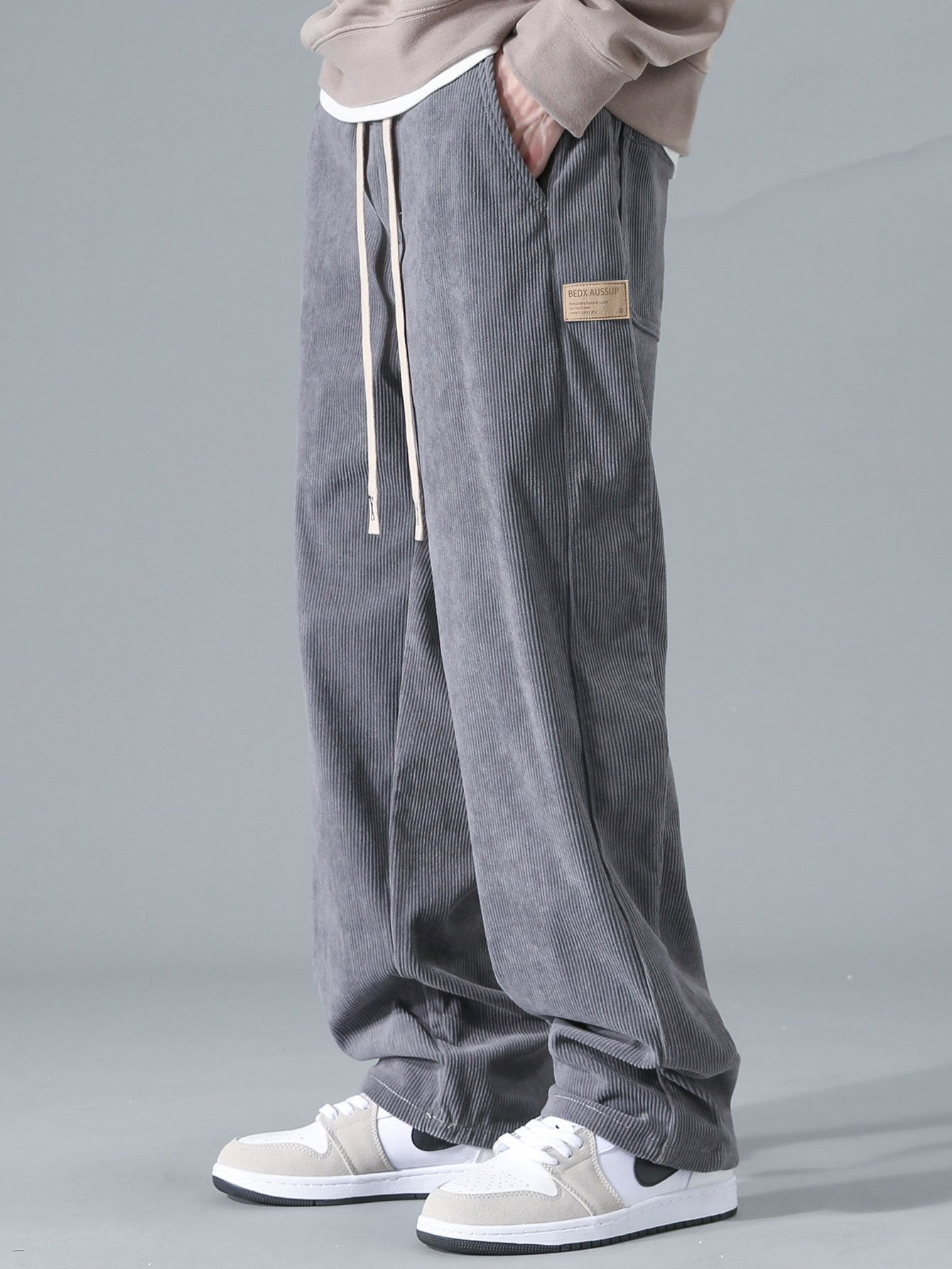 Classic Straight-Leg Corduroy Trousers