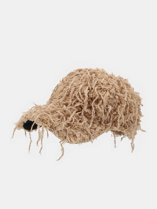 Cozy Faux Fur Plush Baseball Cap