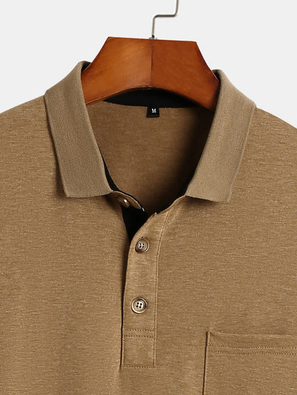Regular Fit Long Sleeve Polo Shirt