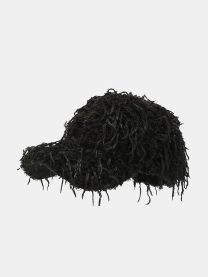 Cozy Faux Fur Plush Baseball Cap