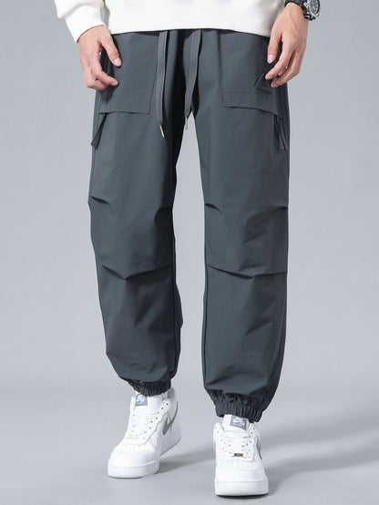 Adjustable Waist Jogger Pants