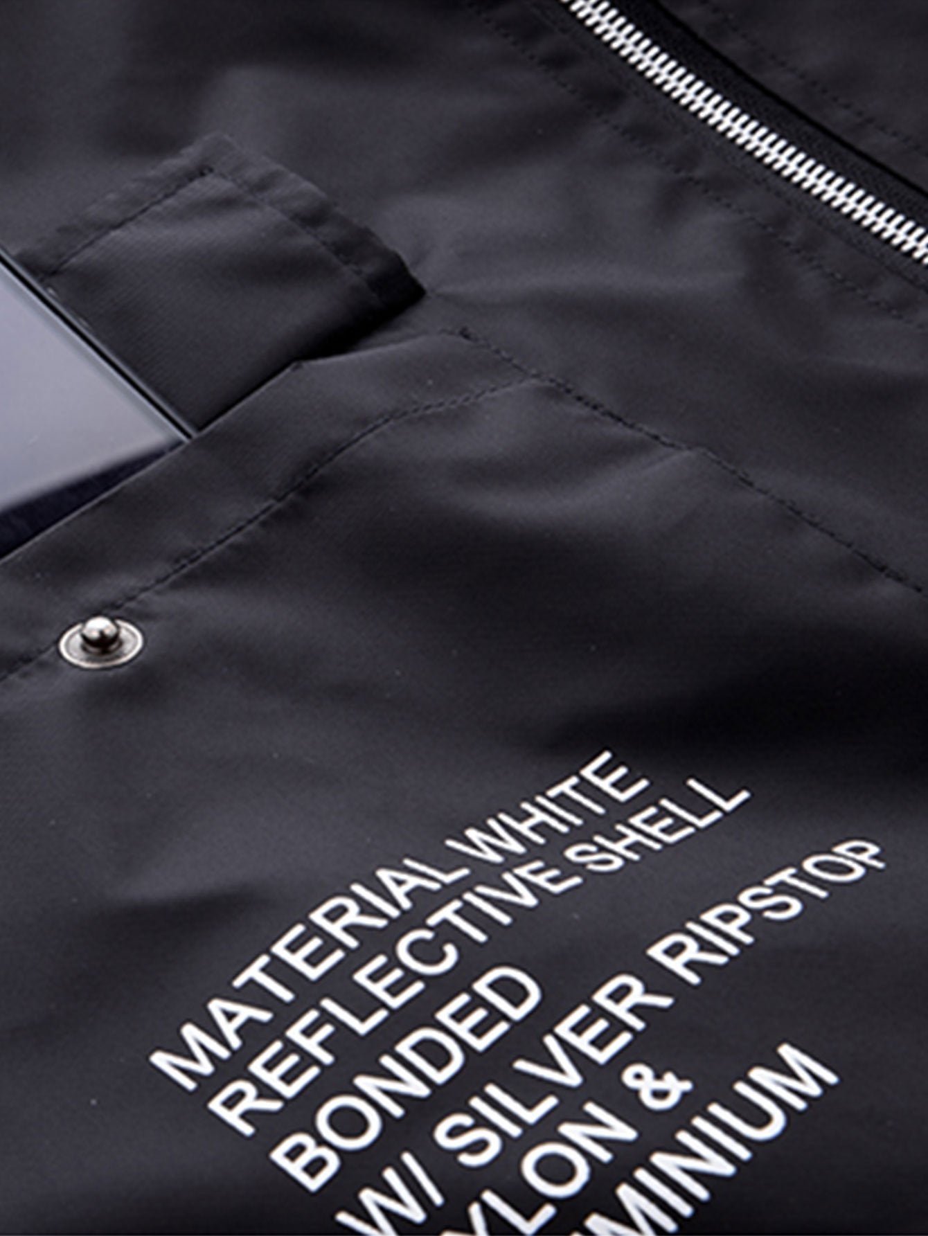 Spacious NASA Graphic Bomber Jacket