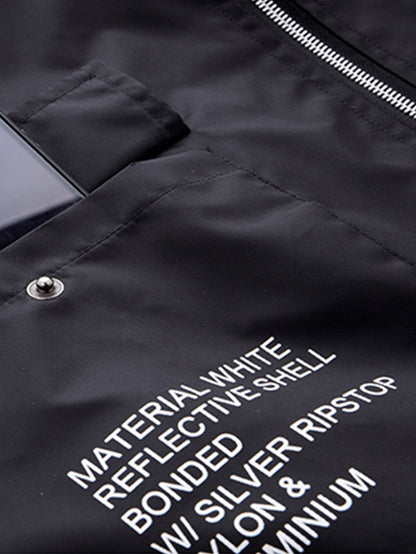 Spacious NASA Graphic Bomber Jacket