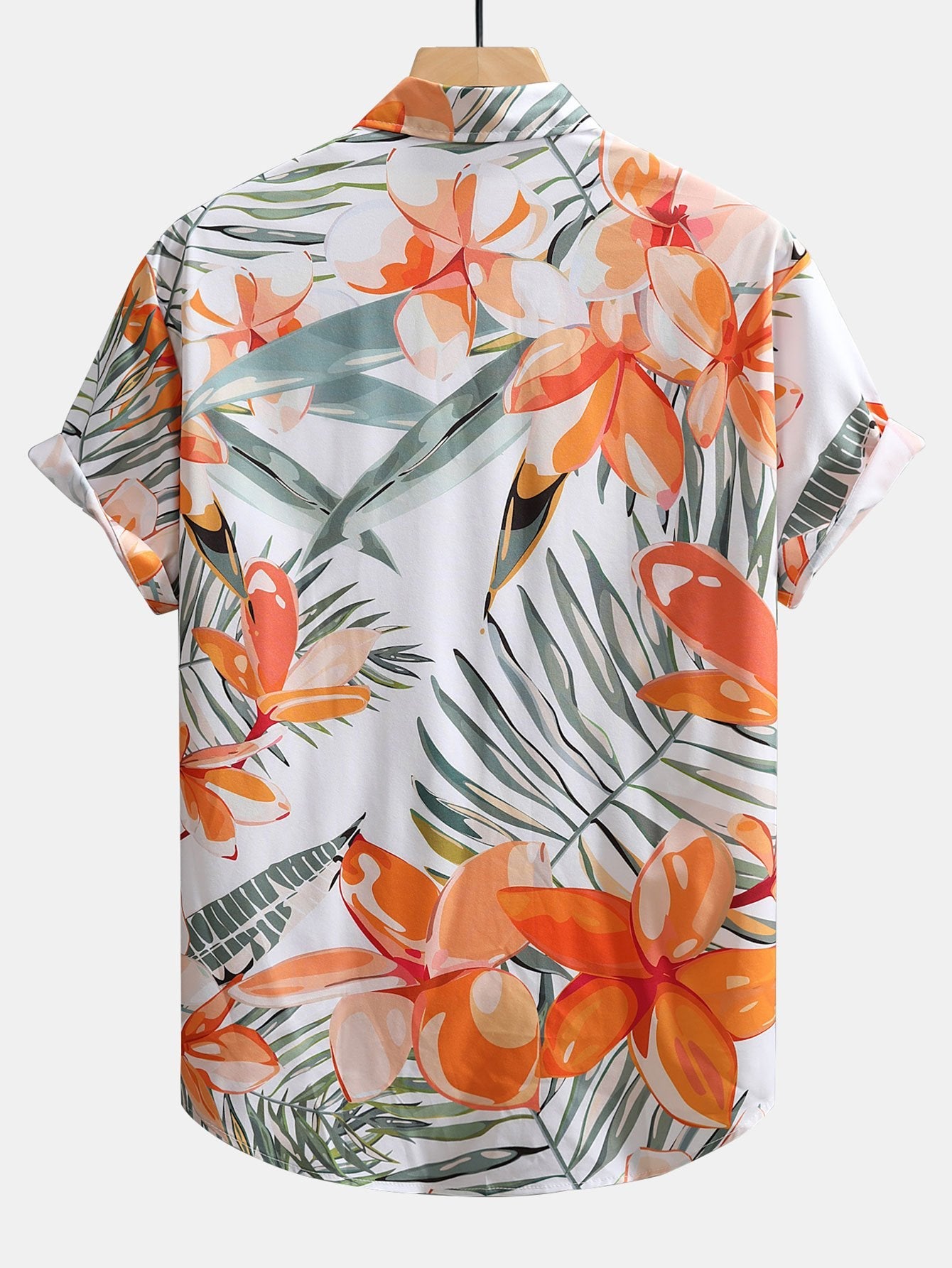 Floral Print Button-Up Shirt