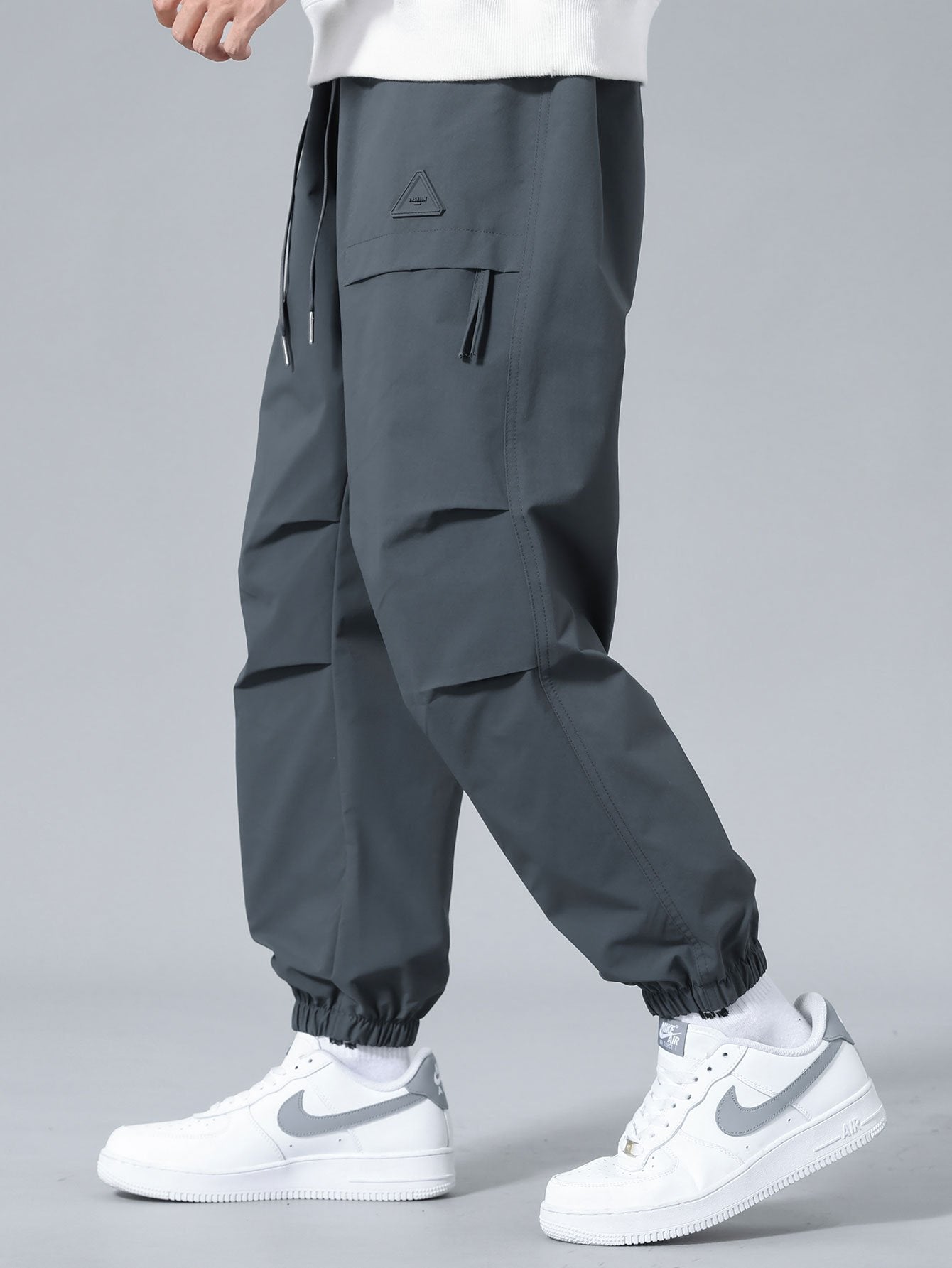 Adjustable Waist Jogger Pants