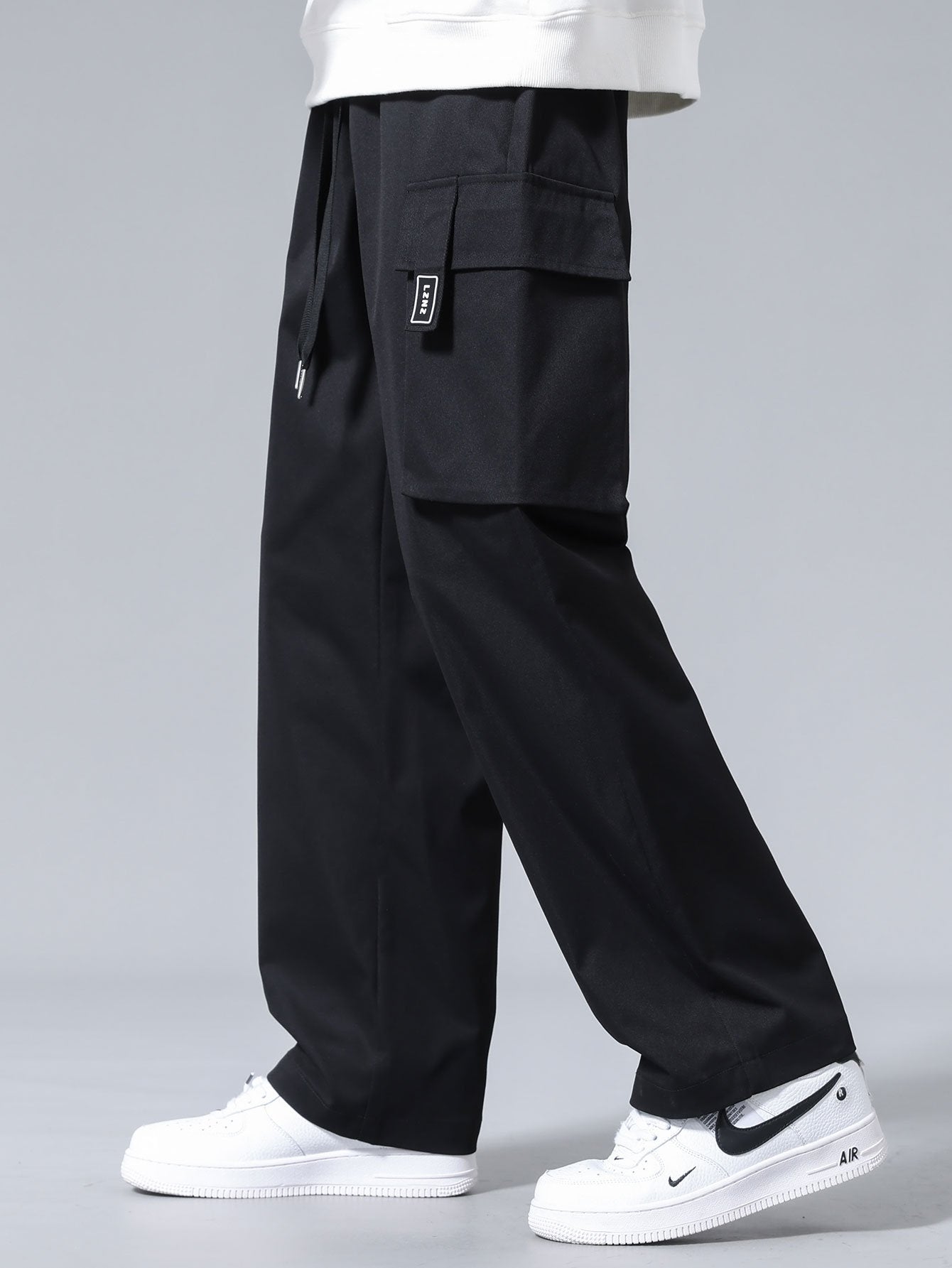 Adjustable Waist Cargo Pants