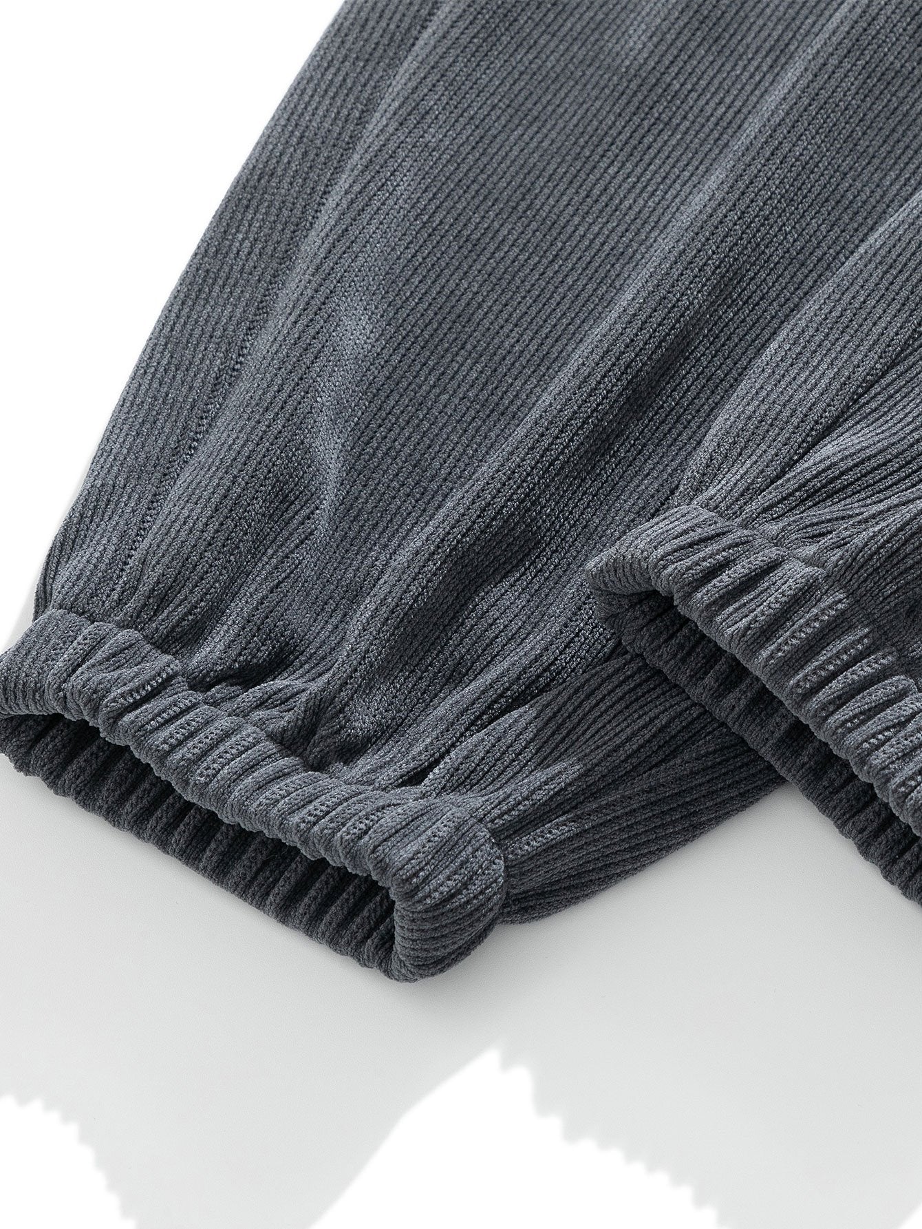 Velvet-Finish Corduroy Joggers