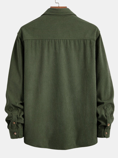 Two-Pocket Corduroy Shirt